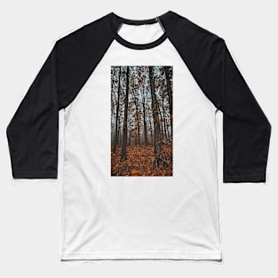 Foggy Forest Baseball T-Shirt